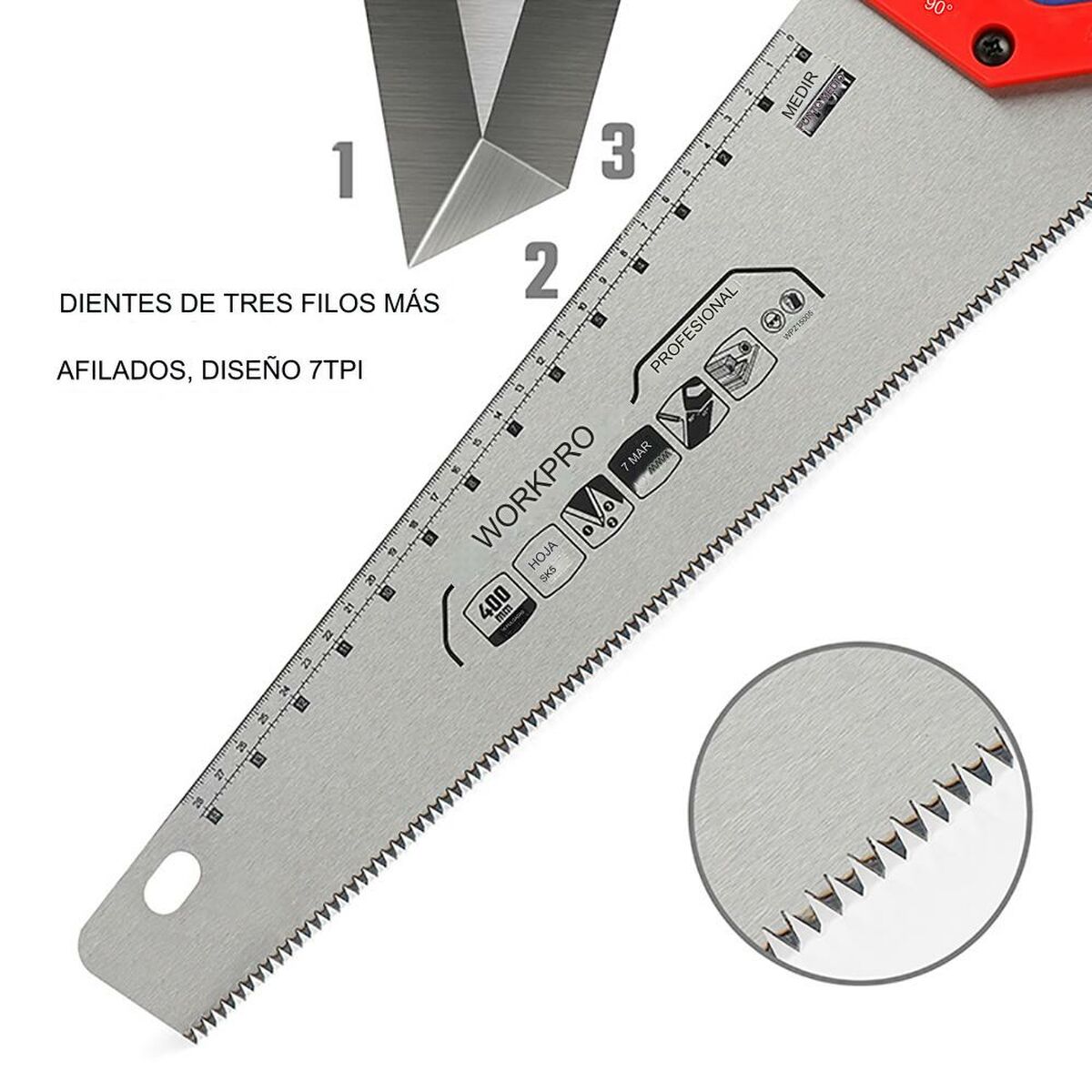 Piła ręczna Workpro 16" 40 cm